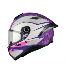 Cască integrală MT Targo S Outside C8, viziera : MT-V-14 - Roz Mat