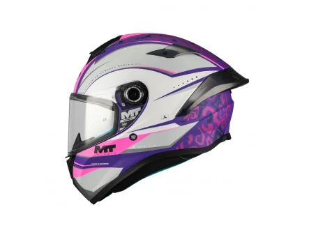 Cască integrală MT Targo S Outside C8, viziera : MT-V-14 - Roz Mat | 1343D25C820