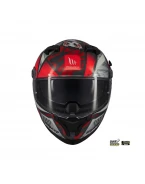 Casca integrala MT Braker SV Fury C5 rosu lucios (ochelari soare integrati) | 1346C39251