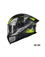 Casca integrala MT Braker SV Fury C6 gri/galben lucios (ochelari soare integrati) | 1346C39261
