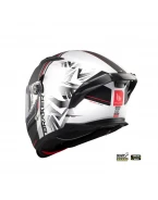 Casca integrala MT Braker SV Charm A1 alb/negru mat (ochelari soare integrati) | 1346C40012