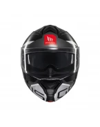 Cască modulară MT Genesis SV Atempo B2, Pinlock Ready vizieră: MT-V-25 - Negru/Gri | 1347C24121