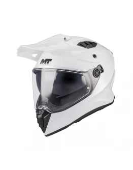 Cască Touring/Adventure MT Track SV Pure A0, viziera: HS 12 - Alb