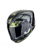 Casca integrala SCORPION EXO-391 CLUTTER - Negru/Galben fluo | 139-480-141