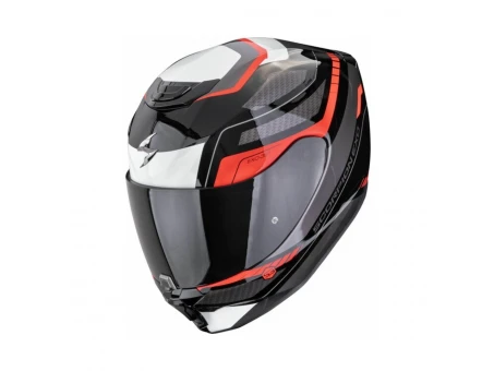 Cască integrală SCORPION EXO-391 LEO - Negru/Rosu | 139-538-24