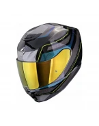 Cască integrală SCORPION EXO-391 LEO - Negru/Gri/Albastru | 139-538-66