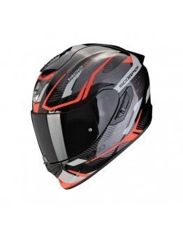 Casca integrala SCORPION EXO-1400 EVO II AIR ACCORD - Gri,Rosu