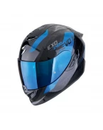 Cască integrală Scorpion EXO-1400 EVO II Carbon Air Platted - Negru/Albastru | 140-483-66
