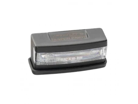 Licence support light PUIG Negru plastic with LEDs