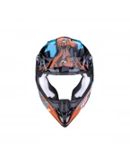 Casca cross-enduro SCORPION EXO VX-16 EVO AIR ROK - Negru/Portocaliu