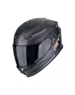 Cască moto integrală SCORPION EXO-GT SP Air Flex - Negru mat/Argintiu