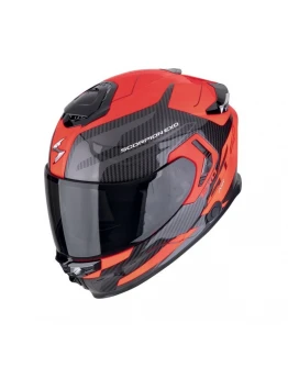 Cască moto integrală SCORPION EXO-GT SP Air Flex - Negru/Rosu fluo