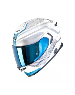 Cască integrală touring Scorpion EXO-GT SP Air Arten - Alb/Albastru