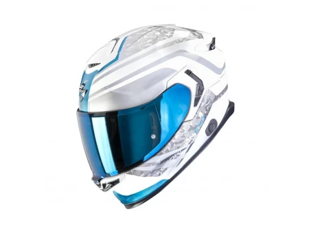 Cască integrală touring Scorpion EXO-GT SP Air Arten - Alb/Albastru | 150-533-74