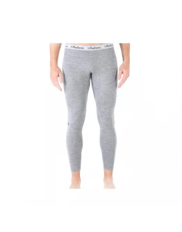 Pantaloni Barbati Termoactivi Woolona Patch 100% Lână Merino - Gri