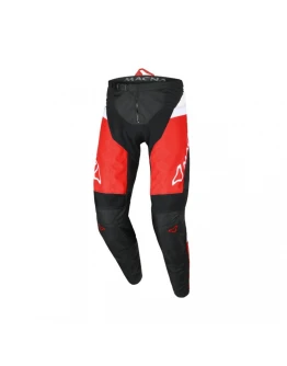 Pantaloni motocross Macna Backyard1 - Negru/Rosu/Gri	