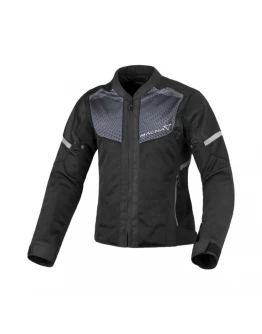 Geacă de vară textil femei MACNA ORCANO 2.0 - Negru