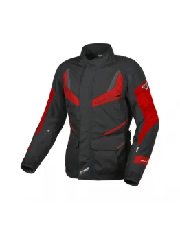 Geaca impermeabila touring de dama MACNA RANCHER WOMAN - Negru,Rosu