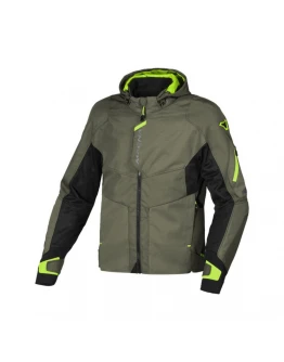 Geaca textil Impermeabila MACNA BEACON - Verde,Galben fluo