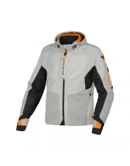 Geaca textil Impermeabila MACNA BEACON - Gri deschis,Portocaliu