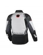 Geacă textil impermeabilă touring/adventure MACNA TOUROS - Negru/Gri | 1653343188