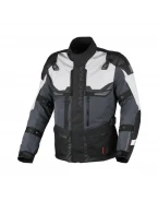 Geacă textil impermeabilă touring/adventure MACNA TOUROS - Negru/Gri | 1653343188