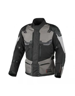 Geacă textil impermeabilă touring/adventure MACNA TOUROS - Maro/Negru