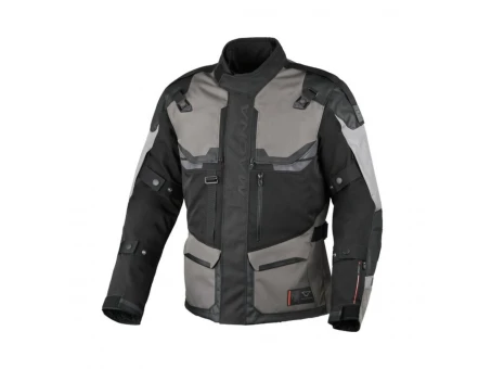 Geacă textil impermeabilă touring/adventure MACNA TOUROS - Maro/Negru | 1653343718