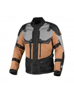 Geacă textil impermeabilă touring/adventure MACNA TOUROS - Maro/Gri/Negru | 1653343871
