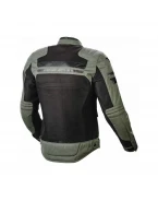 Geaca textil de vara MACNA FLUENT - verde/negru