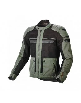 Geaca textil de vara MACNA FLUENT - Verde,negru