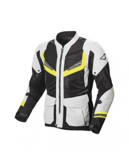 Geaca de vara touring MACNA AEROCON NIGHT EYE - Negru,Gri,Galben