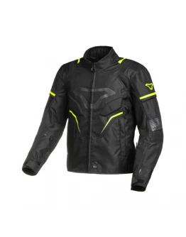 Geaca textil impermeabila MACNA ADEPT - Negru,Galben fluo