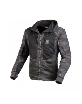 Hanorac de vara cu protectii MACNA BREEZE - Negru,Gri camo
