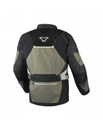 Geacă textil impermeabilă touring/adventure MACNA Air Hybrid 2.0 - Verde/Negru | 1653621417