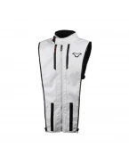 Geacă textil impermeabilă touring/adventure MACNA Air Hybrid 2.0 - Gri/Negru/Rosu | 1653621813