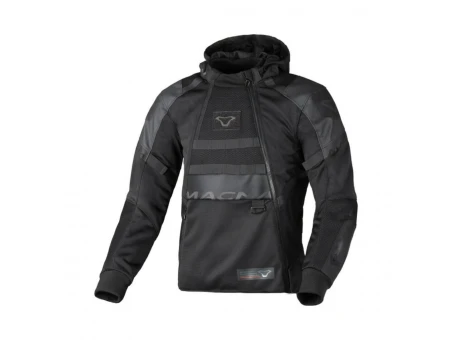 Geaca textil sport/touring impermeabila MACNA REBELITE - Negru | 1653624101