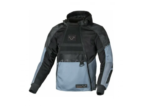 Geaca textil sport/touring impermeabila MACNA REBELITE - Negru/Gri | 1653624180