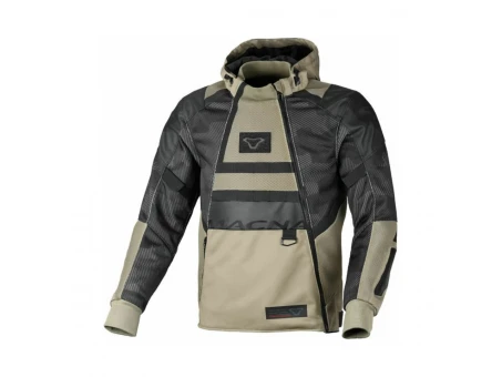 Geaca textil sport/touring impermeabila MACNA REBELITE - Negru/Camo/Maro | 1653624187