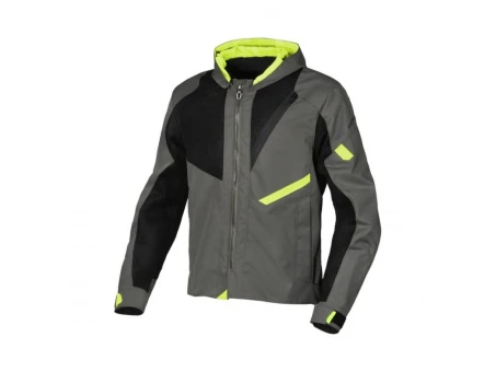 Geaca Moto de Vara Textil MACNA FARROW - Verde/Negru