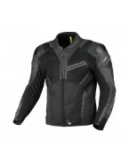 Geacă moto vară piele/textil MACNA Galvic - Negru | 1653683101