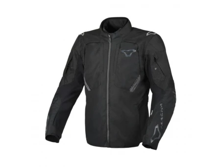 Geaca textil impemeabila touring/adventure MACNA NOTCH - negru