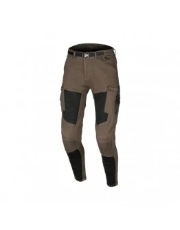 Pantaloni moto de vara MACNA BOMBAR - Maro,negru