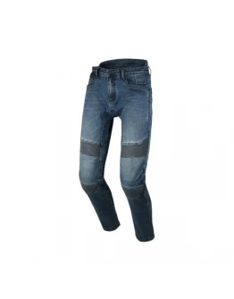 Blugi moto MACNA INDIVIDO 2.0 - Albastru