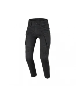 Blugi moto cargo MACNA DURHAM - Negru