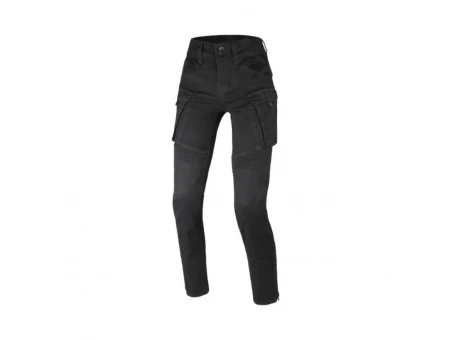 Blugi moto damă MACNA DUPLAN - Negru | 1654102101