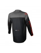 Tricou cross-enduro MACNA BACKYARD-1 - Negru/Gri/Alb