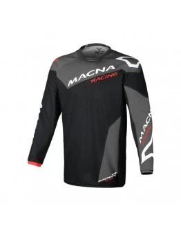 Tricou cross-enduro MACNA BACKYARD-1 - Negru,Gri,Alb