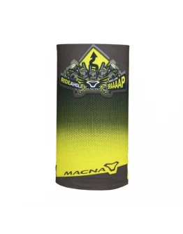 Bandana MACNA SUMMER TUBE - Galben fluo/Negru