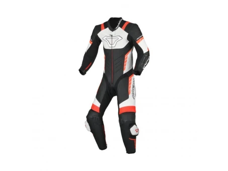 Combinezon piele Copii1 piesa MACNA VARSHALL JUNIOR - Negru/Alb/Rosu | 1664253123